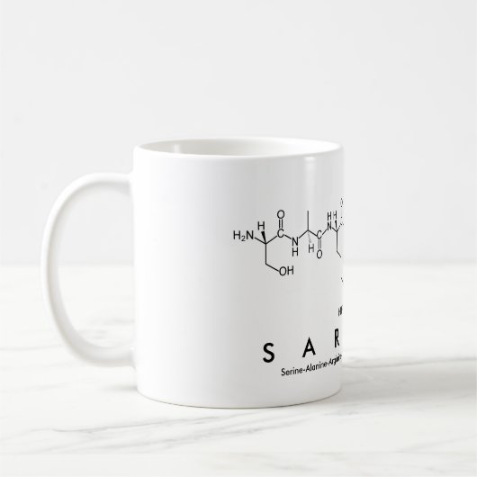 Sariyah peptide nom mug (Gauche)