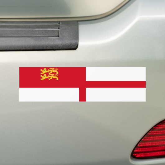Sark Flag Bumpersticker (Op auto)