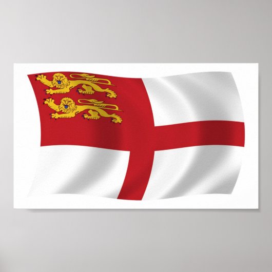 Sark Flag Poster Print (Devant)