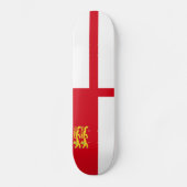 Sark Flag Skateboard (Voorkant)