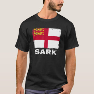 Sark Flag Support Sark People Women Mannen T-shirt