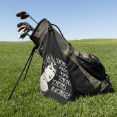 SARKTISCH Wemens Meme Soms wrijf ik Golfhanddoek (Groen)