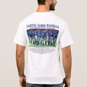 Sartell Saber Baseball 2004 T-shirt (Achterkant)