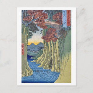Saruhashi Monkey Bridge Kai Briefkaart