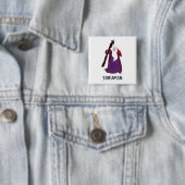 SARUMAN(TM)-Button Vierkante Button 5,1 Cm (In situ)