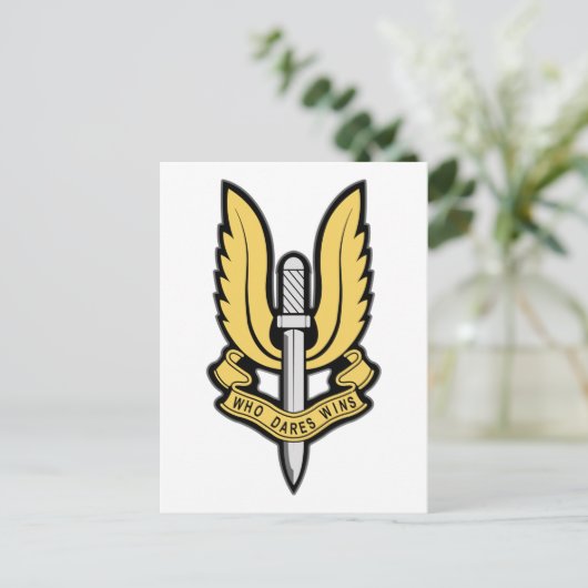 SAS-insignia Briefkaart (Staand voorkant)