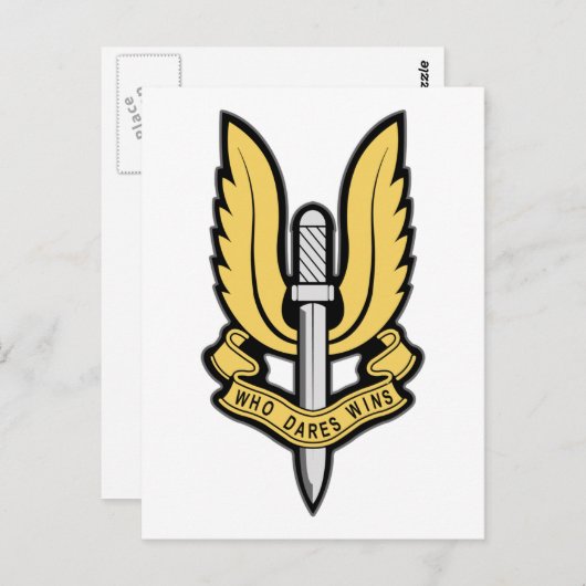 SAS-insignia Briefkaart (Voorkant / Achterkant)