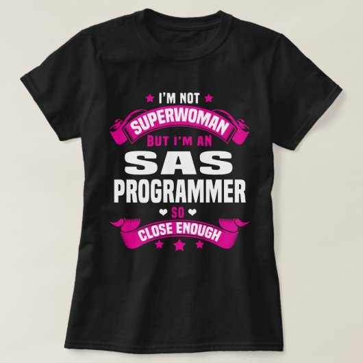 SAS Programmer T-shirt (Design voorkant)
