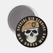 SAS Skull Magneet (Voorkant / Achterkant)