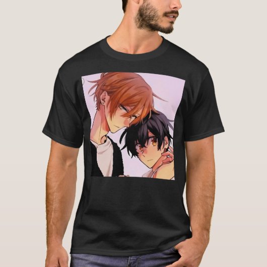 Sasaki en Miyano Manga Kunst T-shirt (Voorkant)