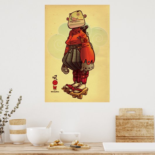 Sasaki Kojiro Poster (Keuken)