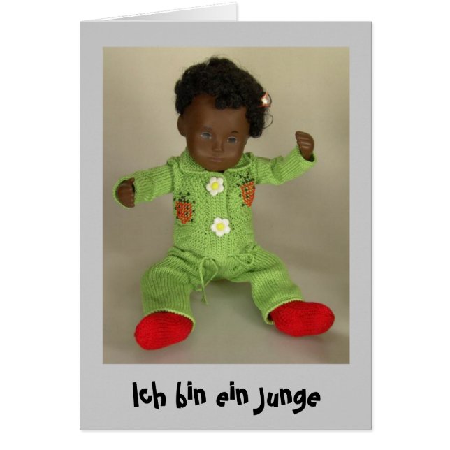 Sasha Baby Geburtsanzeige Karte (Voorkant)