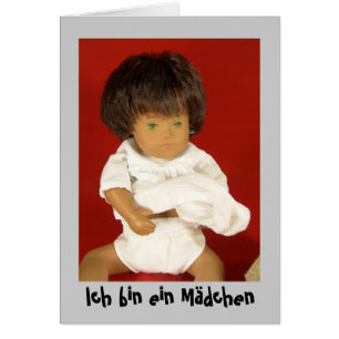 Sasha Baby Geburtsanzeige Karte