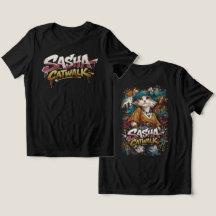 Sasha Catwalk Y2K Graffiti T-shirt