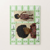 Sasha Doll puzzle Cora Little Flower tenue (Vertical)