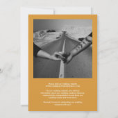 Sasha Marigold Moderne bruiloft Save The Date (Achterkant)