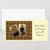 Sasha MERCI carte photo (Devant / Derrière)