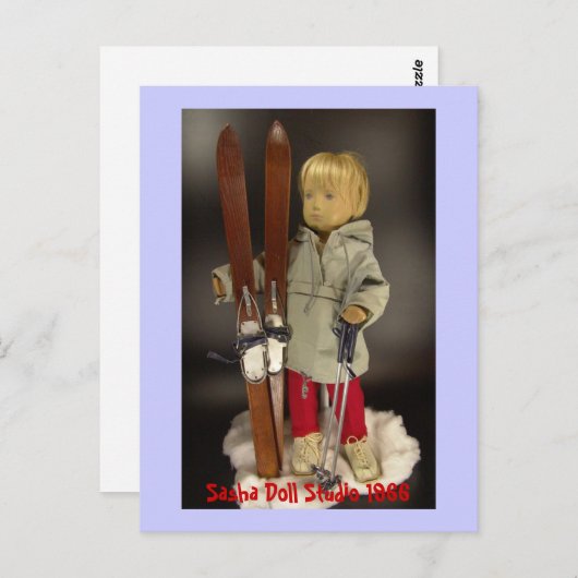Sasha Studio Poupée Carte Postale (Devant / Derrière)