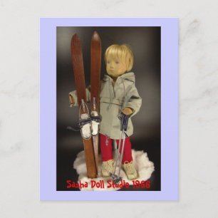 Sasha Studio Puppe Postkarte Briefkaart