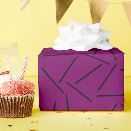 Sashiko-esque Cadeaupapier (Verjaardagsfeest)
