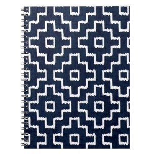 Sashiko naadloos kleurkleurstofpatroon met traditi notitieboek