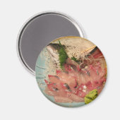 Sashimi 刺 身 ... Japans voedsel Magneet (Voorkant / Achterkant)