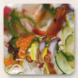 Sashimi Salmon Fish Food Seafood Japans Onderzetter