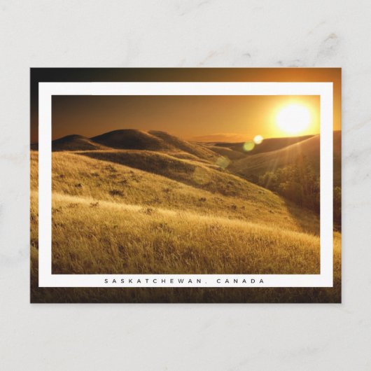 Saskatchewan, Canada Briefkaart (Voorkant)