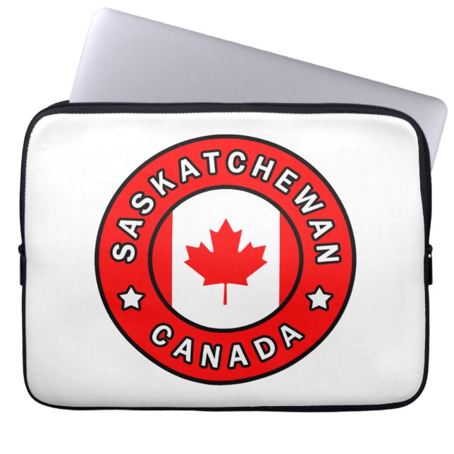 Saskatchewan Canada Laptop Sleeve (Voorkant)