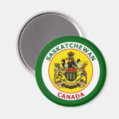 SASKATCHEWAN, CANADA MAGNEET (Voorkant / Achterkant)
