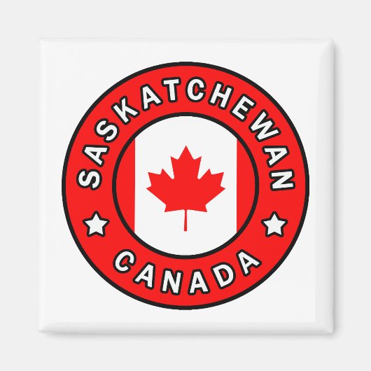 Saskatchewan Canada Magneet (Voorkant)