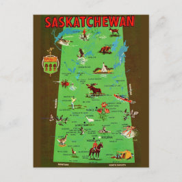 Saskatchewan Canada Oude Ansichtkaart Briefkaart