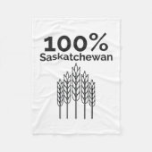 Saskatchewan Farmer Fleece Deken (Voorkant)