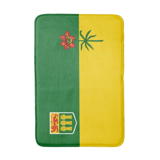 Saskatchewan Flag Badmat (Voorkant Verticaal)