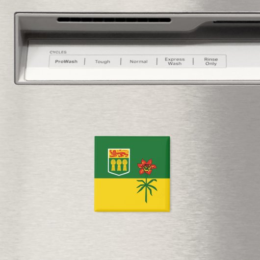 Saskatchewan Flag (CANADA) Magneet (Insitu (Vaatwasser))
