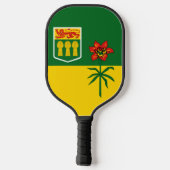 Saskatchewan Flag (CANADA) Pickleball Paddle (Achterkant)