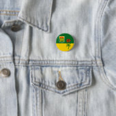 Saskatchewan Flag (CANADA) Ronde Button 3,2 Cm (In situ)