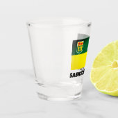 Saskatchewan Flag (CANADA) Shot Glas (Links)
