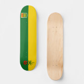 Saskatchewan Flag (CANADA) Skateboard (Voorkant)