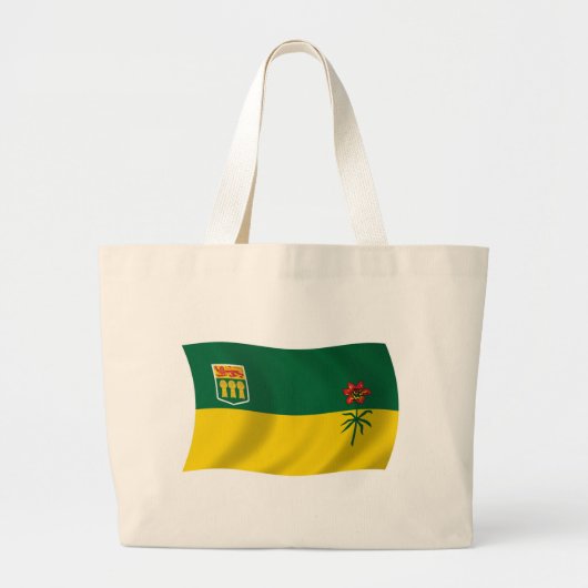 Saskatchewan Flag Canvas tas (Voorkant)