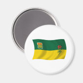 Saskatchewan Flag Magnet Magneet (Voorkant / Achterkant)