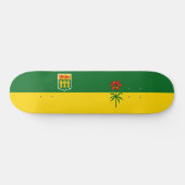 Saskatchewan Flag Skateboard (Horizontaal)