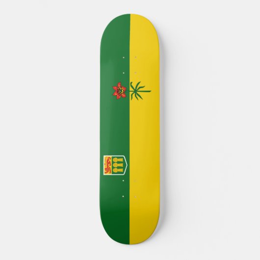 Saskatchewan Flag Skateboard (Voorkant)