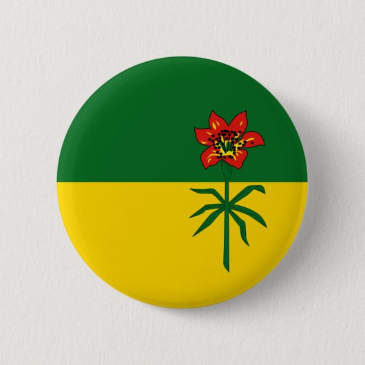 saskatchewan ronde button 5,7 cm (Voorkant)