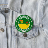 Saskatchewan Round Emblem Ronde Button 7,6 Cm (In situ)