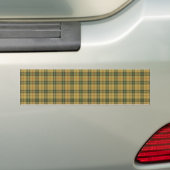 Saskatchewan tartan bumpersticker (Op auto)