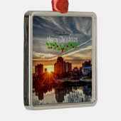 Saskatoon Cityscape Metalen Ornament (Rechts)