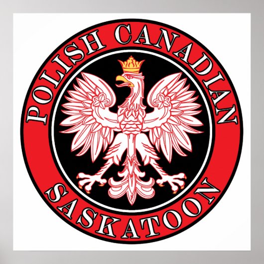 Saskatoon Poolse Canadese adelaar Poster (Voorkant)