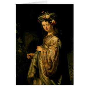 Saskia as Flora, 1634