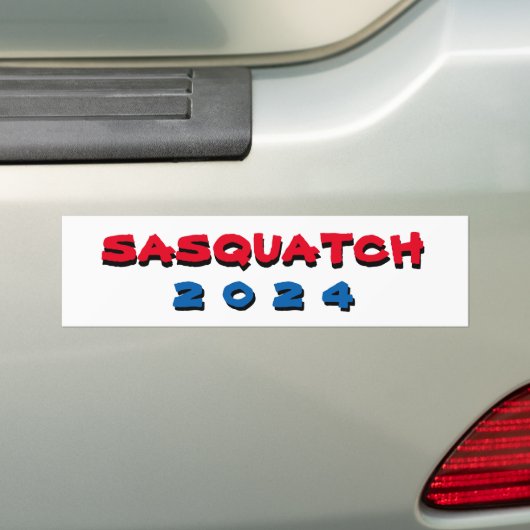 Sasquatch 2024 bumpersticker (Op auto)